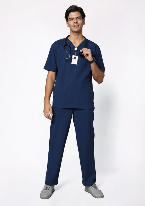 ecoflex™ Men's V-Neck (Navy) Scrub