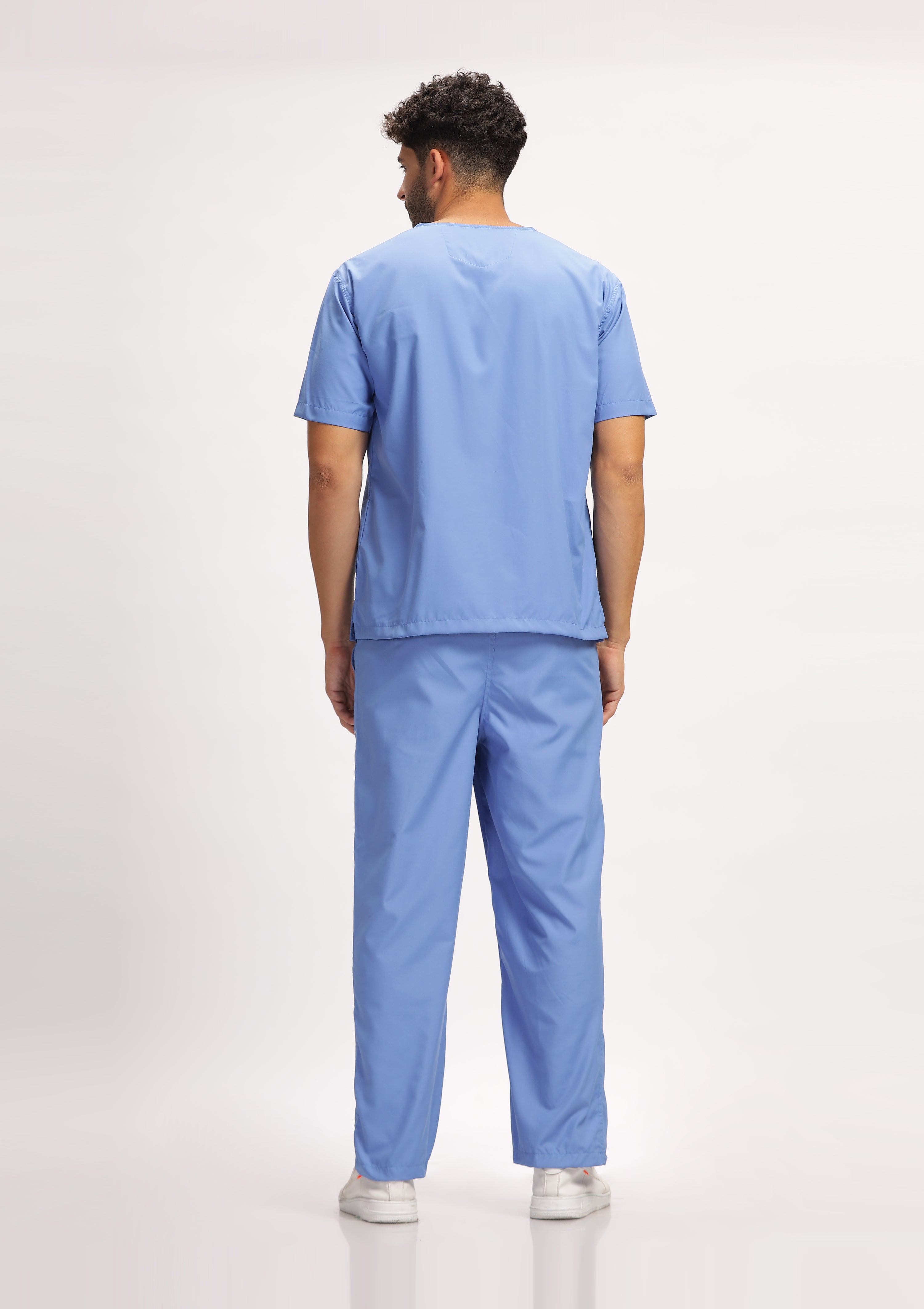Classic Men's V-Neck (Ceil Blue) Scrub