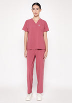 ecoflex™ Women's V-Neck (Mauve) Scrub