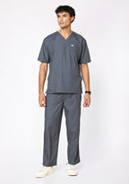 Classic Men's V-Neck (Heather grey) Scrub