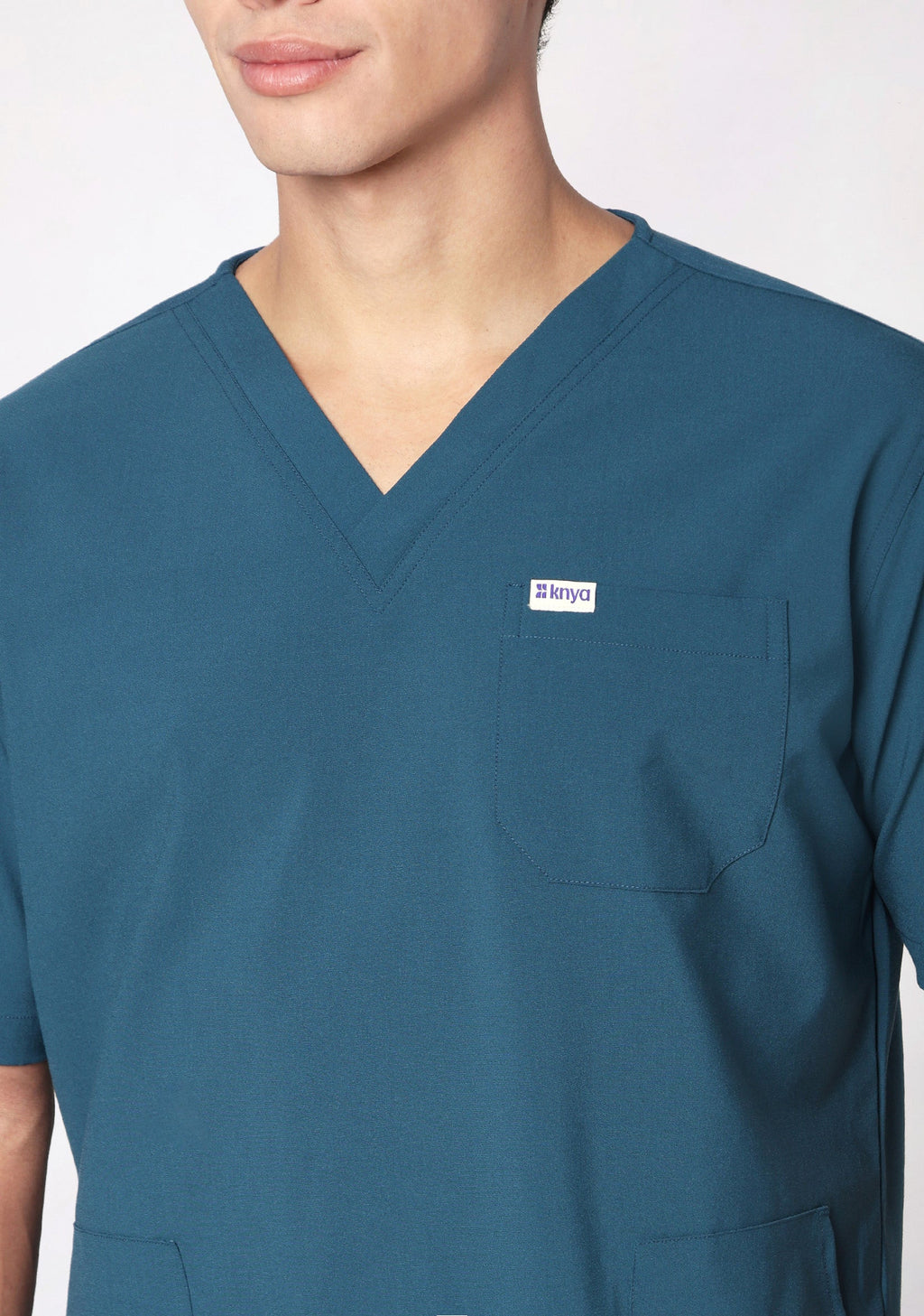 ecoflex™ Men's V-Neck (Forest Green) Scrub