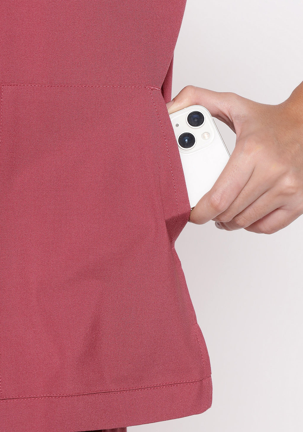 ecoflex™ Women's V-Neck (Mauve) Scrub