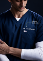 ecoflex™ Men's V-Neck (Navy) Scrub