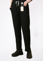 ecoflex™ Women's V-Neck (Black) Scrub