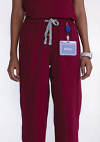 Classic Women's V-Neck (Maroon) Scrub
