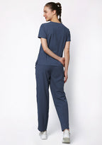 ecoflex™ Women's V-Neck (Steel Grey) Scrub