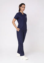 Classic Women's V-Neck (Navy) New Gen Scrub