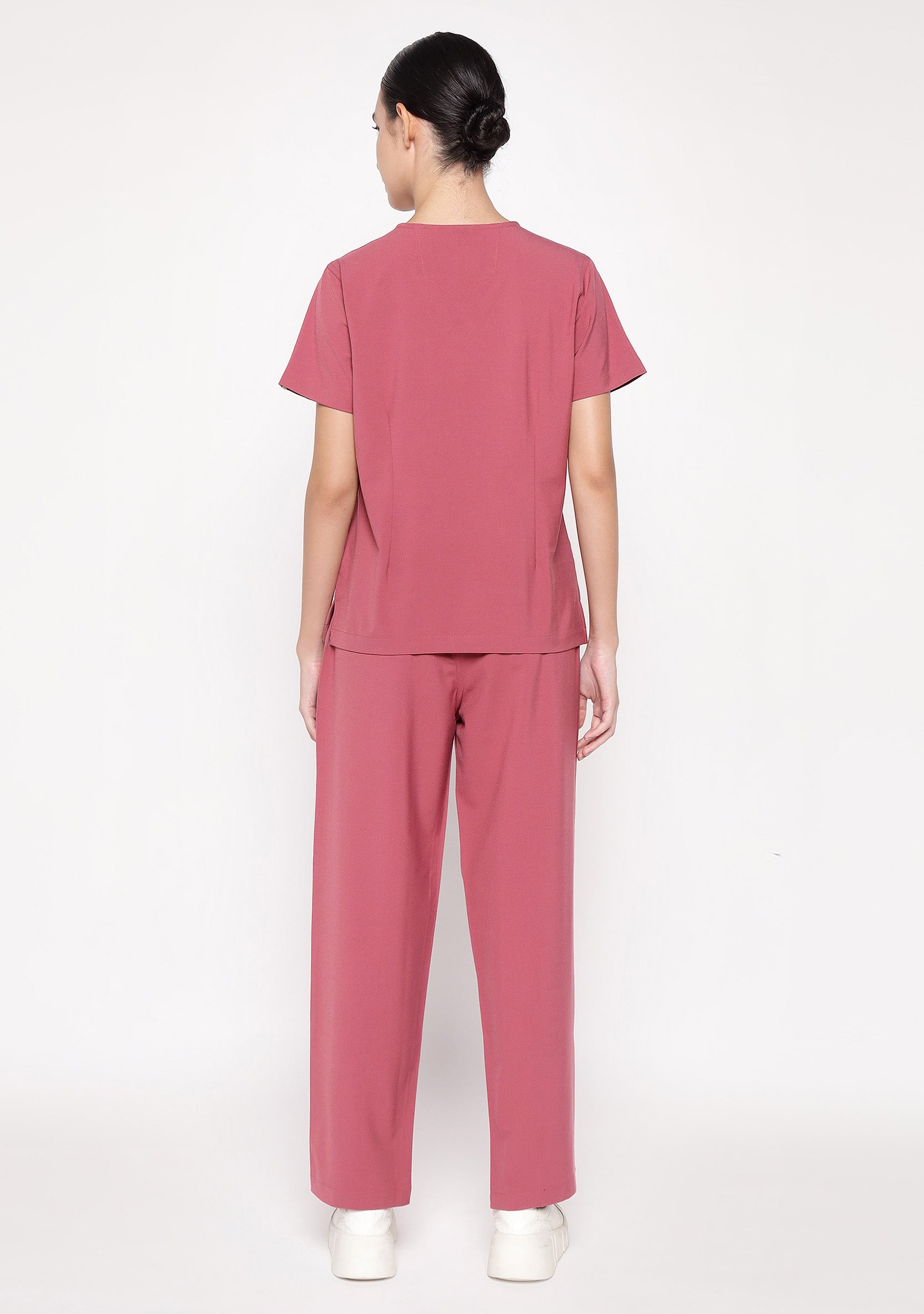 ecoflex™ Women's V-Neck (Mauve) Scrub