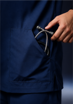 ecoflex™ Men's V-Neck (Navy) Scrub