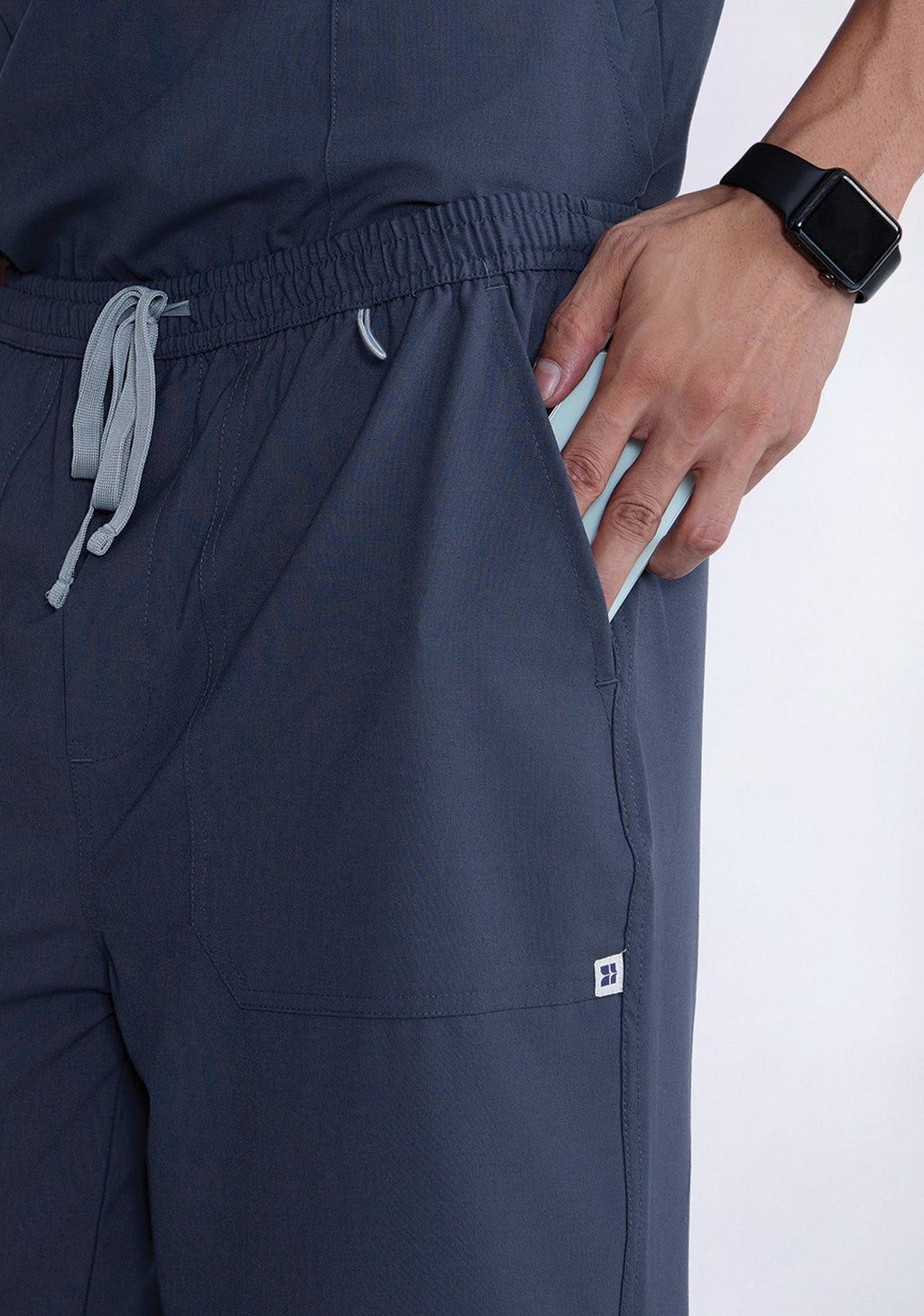 ecoflex™ Men's V-Neck (Steel Grey) Scrub