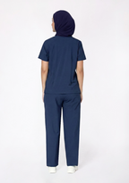 ecoflex™ Women's V-Neck (Navy) Scrub