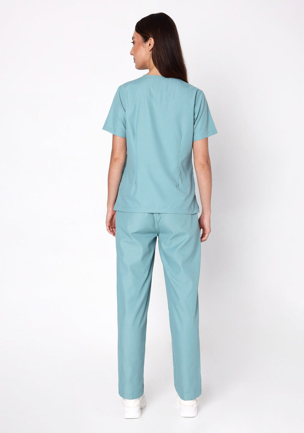 Classic Women's V-Neck (Eucalyptus) Scrub