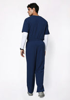 ecoflex™ Men's V-Neck (Navy) Plus Size Scrub