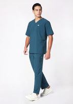 ecoflex™ Men's V-Neck (Forest Green) Scrub