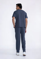 ecoflex™ Men's V-Neck (Steel Grey) Scrub