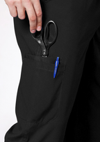 Classic Men's V-Neck (Black) Active Scrub