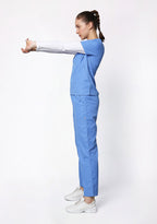 Classic Women's V-Neck (Ceil Blue) Scrub