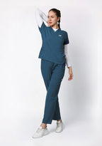 ecoflex™ Women's V-Neck (Forest Green) Scrub