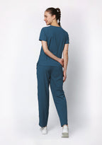 ecoflex™ Women's V-Neck (Forest Green) Scrub