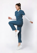 ecoflex™ Women's V-Neck (Forest Green) Scrub