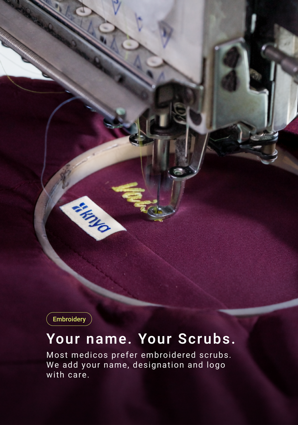 Classic Men's V-Neck (Wine) Scrub