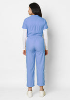 Classic Women's Mandarin Collar (Ceil Blue) Scrub