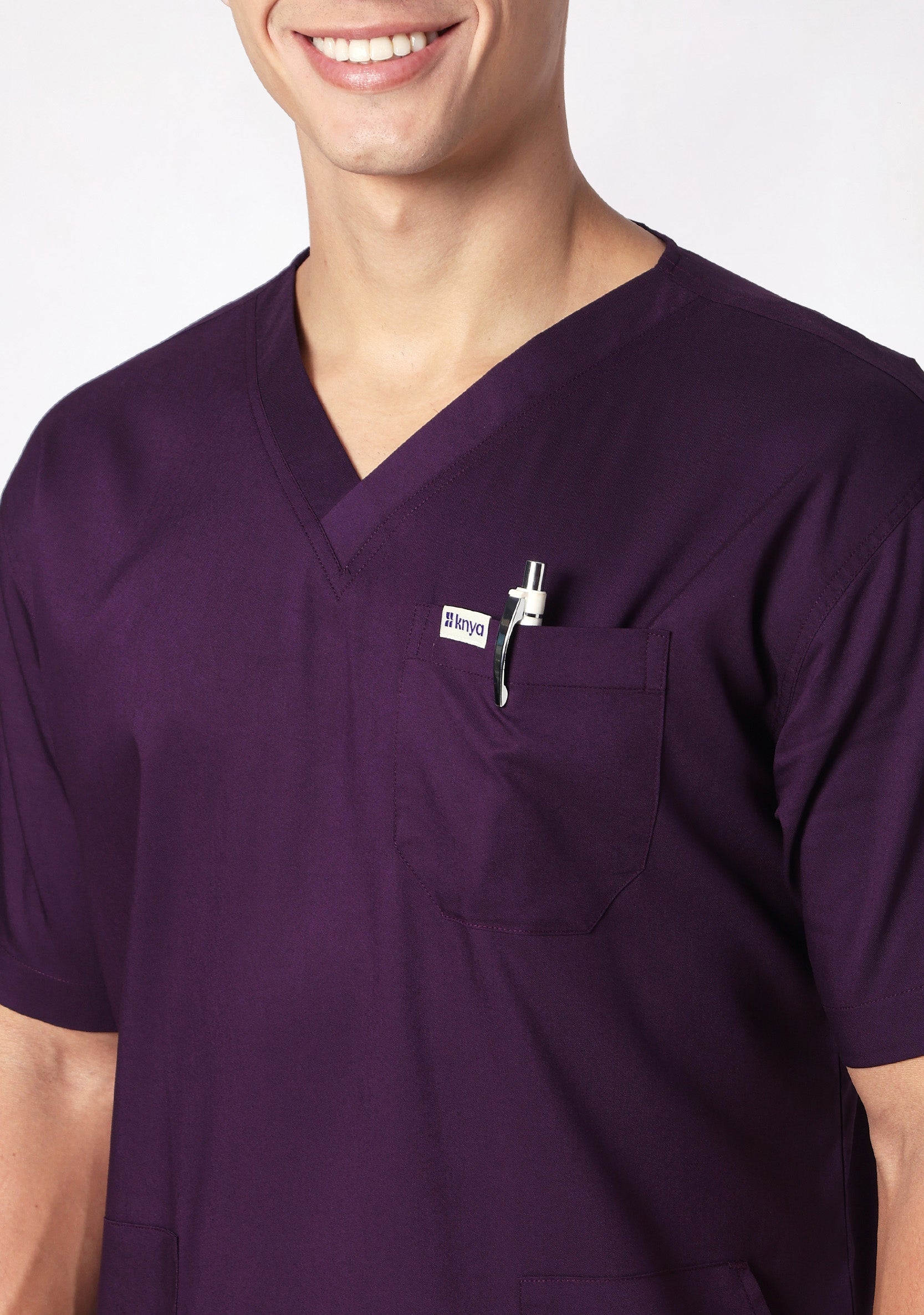 ecoflex™ Lite Men's (Wine) Scrubs