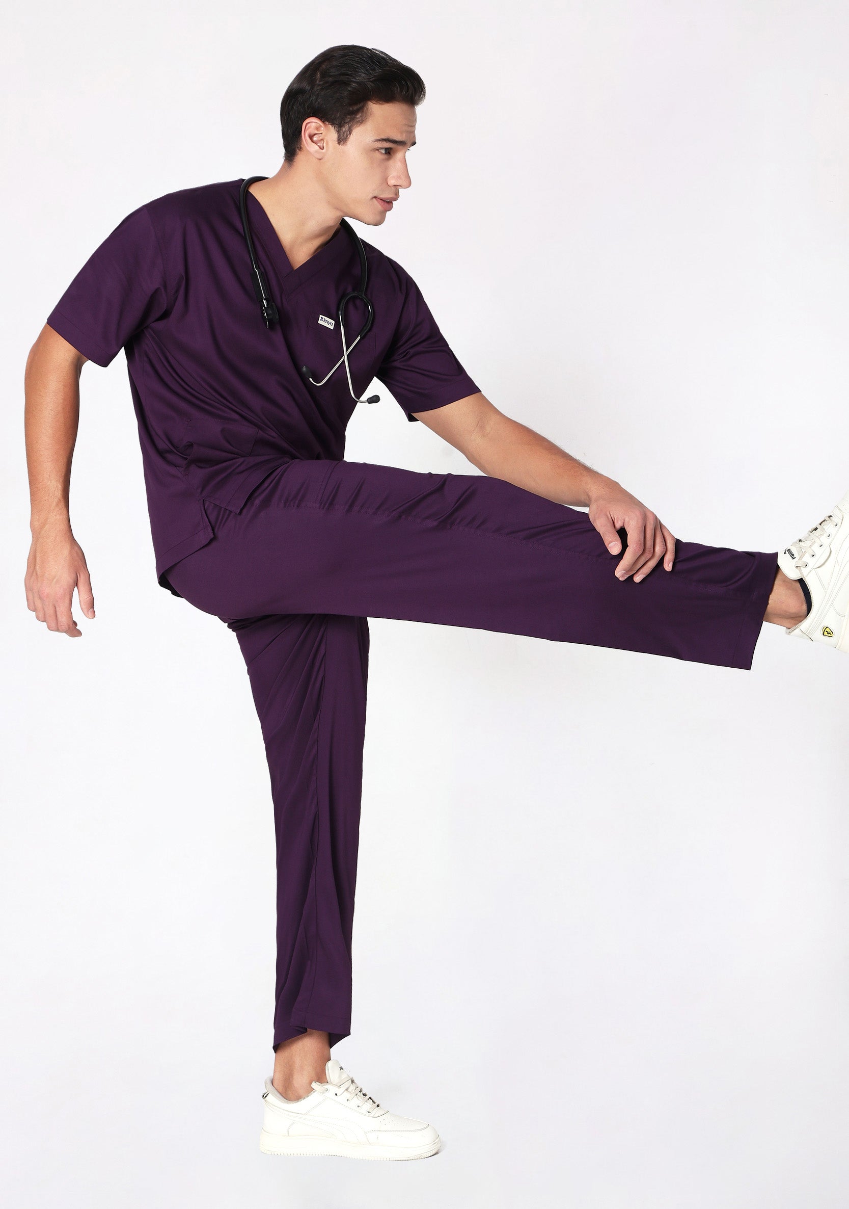 ecoflex™ Lite Men's (Wine) Scrubs
