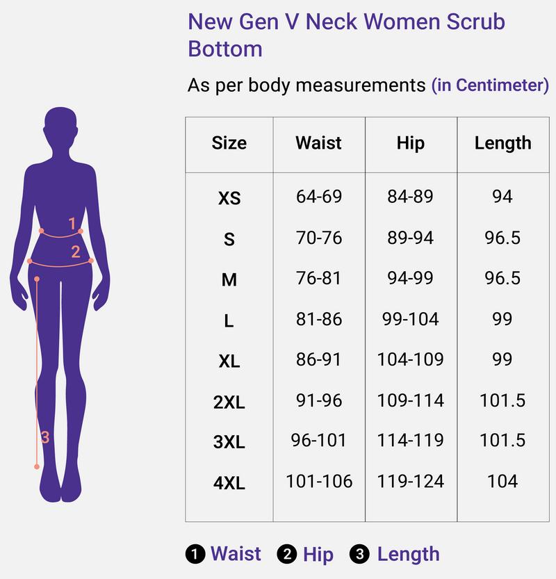 Top size chart image