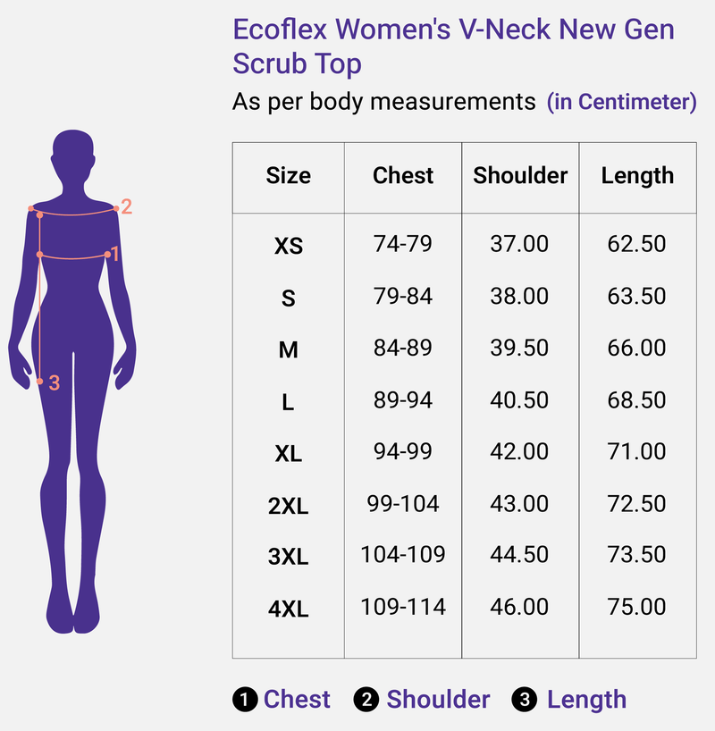 Top size chart image