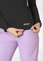 Supersoft Women's L/S (Charcoal) Underscrub