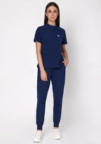 ecoflex™ Women's Mandarin Collar (Navy) Scrubs