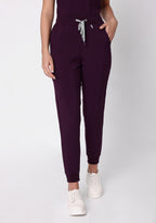 ecoflex™ Women's Mandarin Collar (Wine) Scrubs