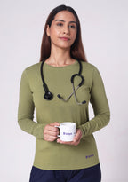 Women's Supersoft L/S (Olive) Underscrub